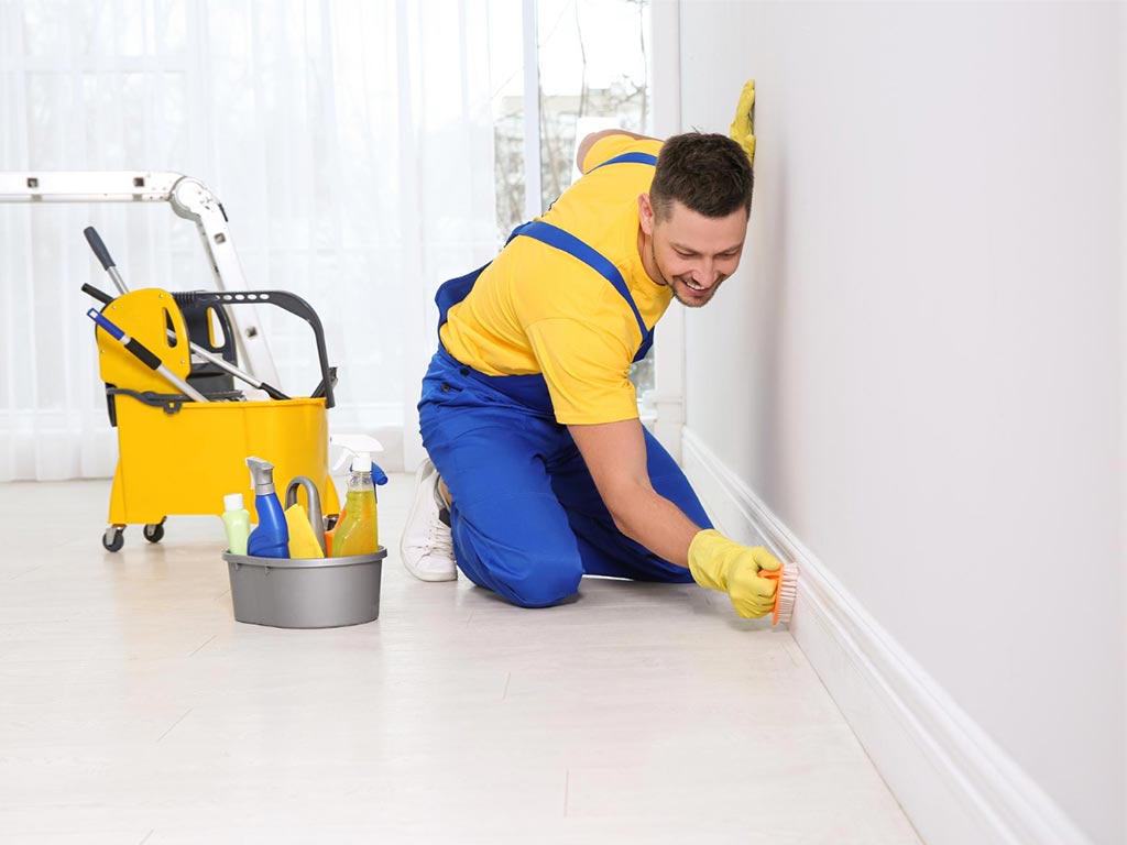 baseboard cleaning